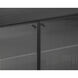 Parsons 71 X 15 inch Clear / Matte Black Sideboard, Large
